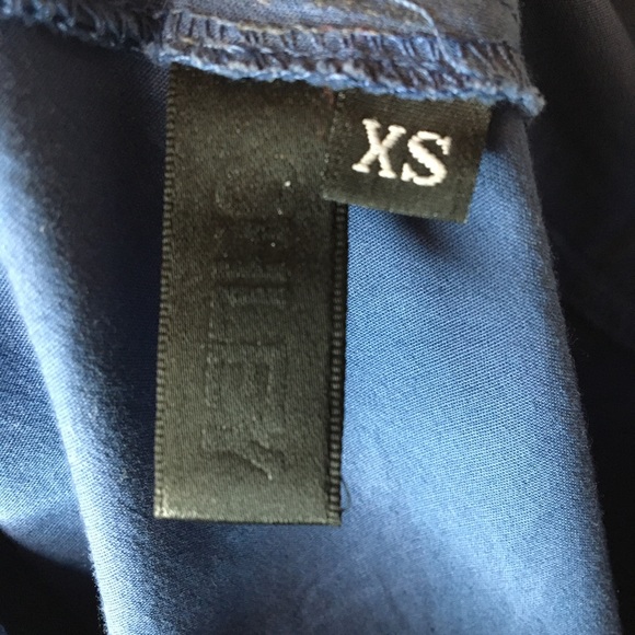 Blue Asymmetrical Skirt - Picture 8 of 8